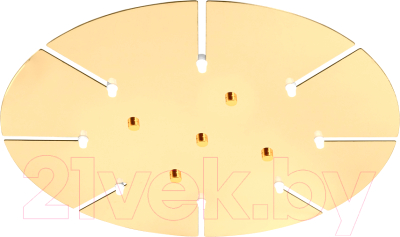Потолочная база для светильника Crystal Lux D600-8 (Gold)