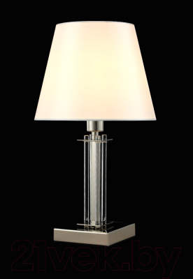 Прикроватная лампа Crystal Lux Nicolas LG1 (Nickel/White)