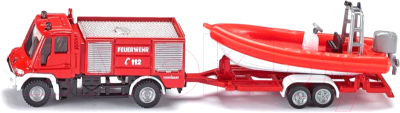 Автомобиль игрушечный Siku Пожарная Mercedes с катером / 1636