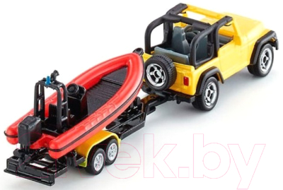 Автомобиль игрушечный Siku Jeep Wrangler с лодкой / 1658