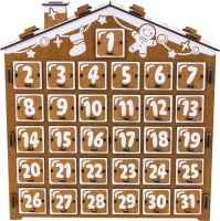 Адвент-календарь Woody Пряничный домик на 31 день / 05711 - 