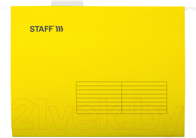 Набор папок Staff 270930 (10шт, желтый)