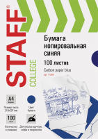 Бумага копировальная Staff 112401 (100л, синий) - 