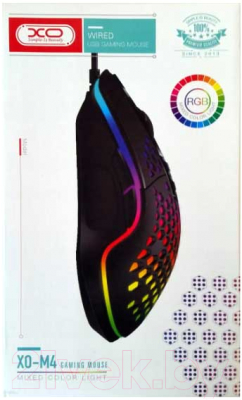 Мышь XO XO-M4 RGB (черный)