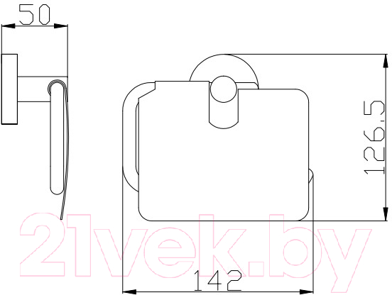 Держатель для туалетной бумаги Slezak RAV COA0400Z