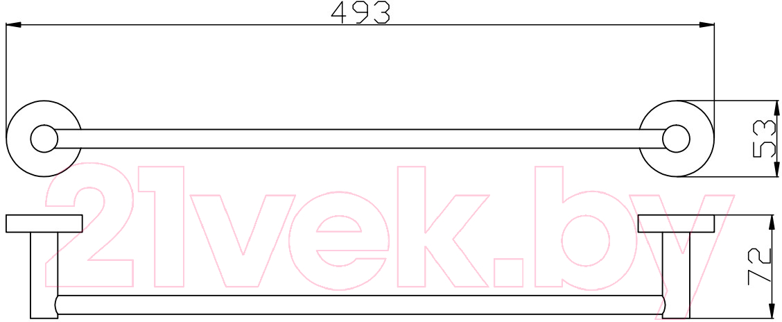 Держатель для полотенца Slezak RAV Colorado COA0701-45Z