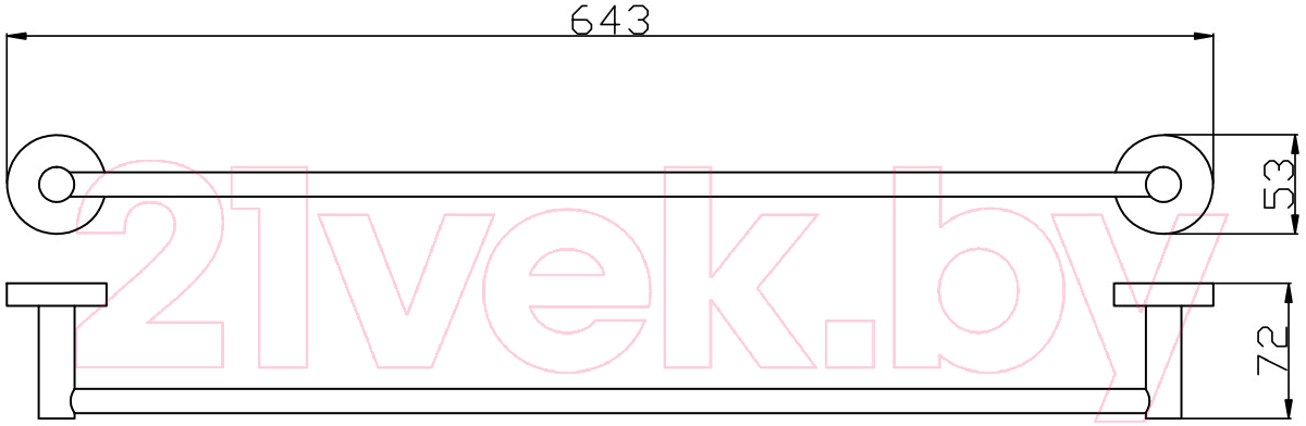 Держатель для полотенца Slezak RAV Colorado COA0701-60Z