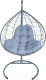 Кресло подвесное M-Group XL / 11120309 (серый ротанг/серая подушка) - 