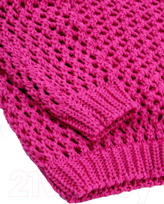Джемпер детский Amarobaby Knit Trend / AB-OD21-KNITT2602/06-128 (розовый, р.128)