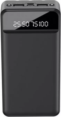 Портативное зарядное устройство XO PR164 30000mAh (черный) -