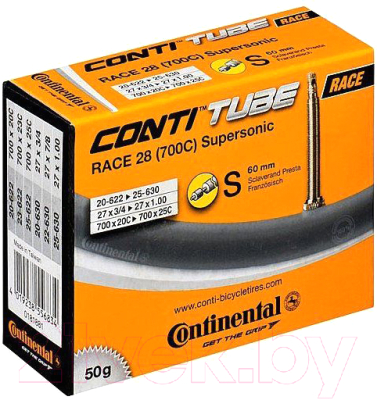 Камера для велосипеда Continental Race 28 Supersonic 18-622/25-630 S60 / 01818910000