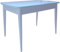 Обеденный стол Васанти Плюс БРФ 120/152x80/1Р (белый глянец/белый/белый/белый) - 