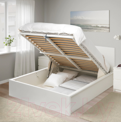 Двуспальная кровать Ikea Мальм 604.048.14