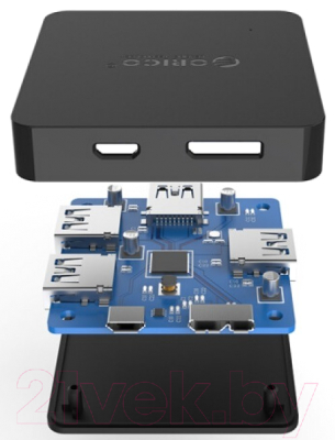USB-хаб Orico TA4U-U3 (черный)