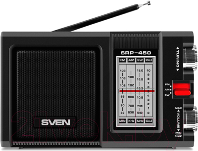 Радиоприемник Sven SRP-450 (черный)