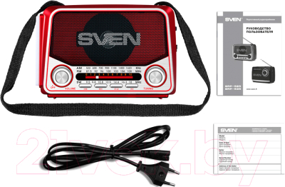 Радиоприемник Sven SRP-525 (красный)