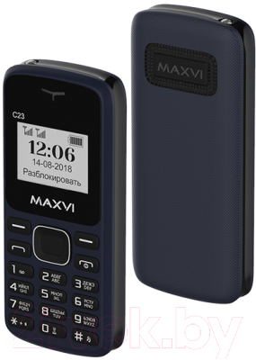 Мобильный телефон Maxvi С23 (синий/черный)