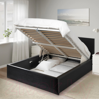 Полуторная кровать Ikea Мальм 104.047.98