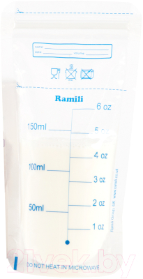 Набор пакетов для хранения молока Ramili Breastmilk Bags BMB20