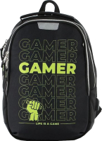 Школьный рюкзак Ecotope Kids Gamer / 057-22003/1-27-CLR (черный) - 
