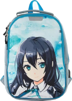 Школьный рюкзак Ecotope Kids Аниме / 057-22003/1-32-CLR (голубой) - 