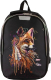 Школьный рюкзак Ecotope Kids Лиса / 057-22003/1-34-CLR (черный) - 