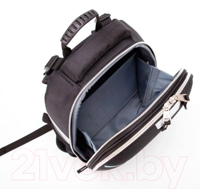 Школьный рюкзак Ecotope Kids Самолет / 057-540-157-CLR (черный)