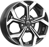 

Литой диск K&K, КС878 16x6.5" 5x112мм DIA 57.1мм ET 50мм Алмаз черный