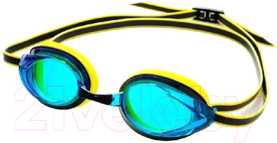 Очки для плавания Alpha Caprice AD-1710 (желтый/синий)