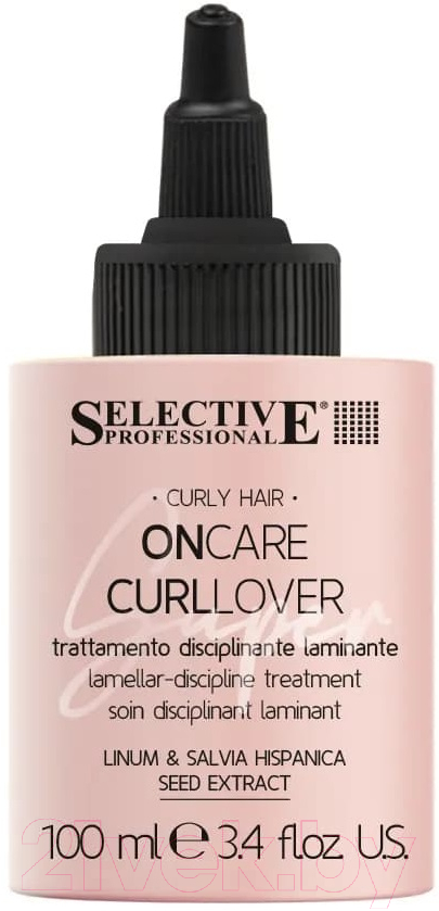Флюид для волос Selective Professional Oncare Curllover Для ламинирования вьющихся волос