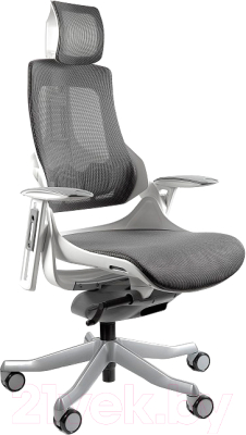 Кресло офисное Unique Wau / W-609-W-NW41 (белый/Charcoal)