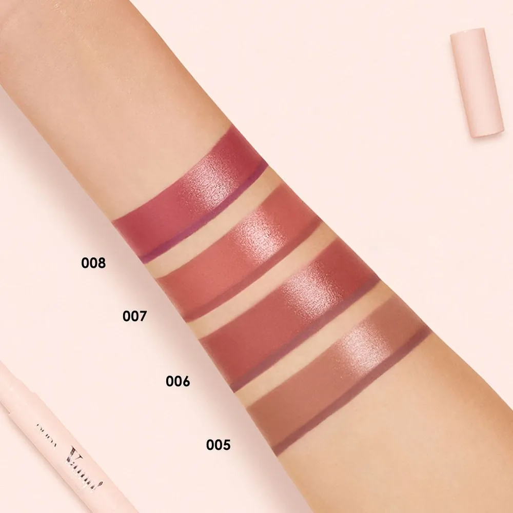 Карандаш для губ Pupa Vamp! Creamy Duo Контур карандаш+Глянц помада тон 007 Peach Nude — фото 4