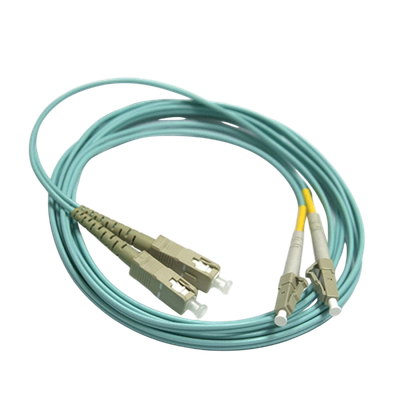 Кабель Lanmaster Патч-корд LAN-2LC-2SC OM3-1.0 (1м) - 