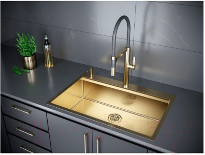 Изображение товара Мойка кухонная Paulmark PM707551-BG