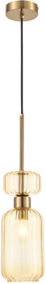 Потолочный светильник ESCADA 1141/1S (античная медь/янтарь)