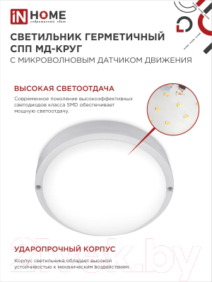 Светильник ЖКХ INhome Deco СПП МД-1565 / 4690612044101