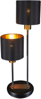 Прикроватная лампа ESCADA 1109/2 (черный/золото) - 