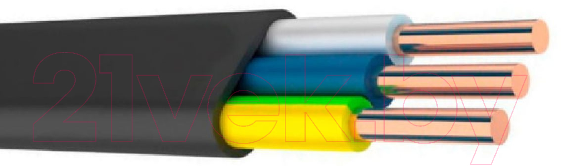 Кабель силовой Кабельмаш ВВГ-П 3x1.5 (N PE)-0.66