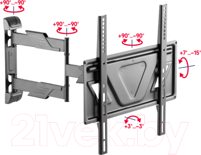 Кронштейн для телевизора Maunfeld MTM-3255FMDS