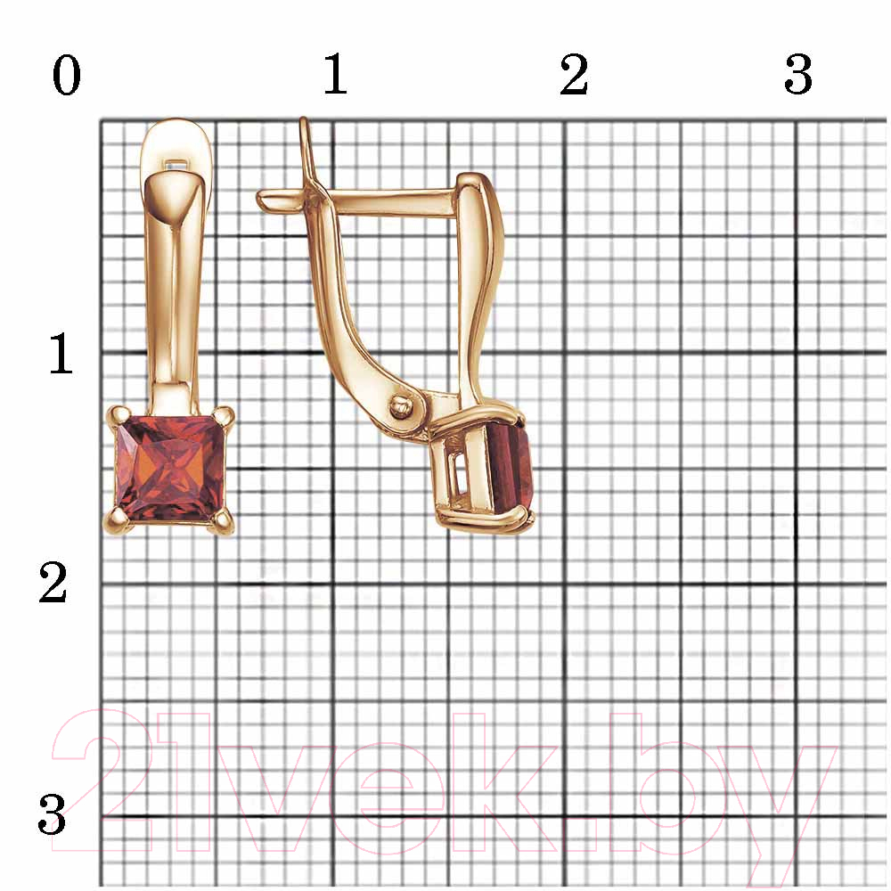 Серьги Красная Пресня 34814697Гр