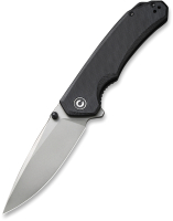 Нож складной Civivi Brazen 14C28N Steel Stonewashed Handle G10 / C2102C (черный) - 