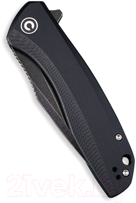 Нож складной Civivi Baklash 9Cr18MoV Steel Black Stonewashed Handle G10 / C801H (черный)