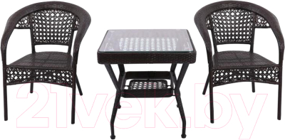 Комплект садовой мебели Kinklight KL01158K.04 (темно-коричневый)