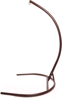 Кресло подвесное M-Group Для двоих / 11450204 (коричневый ротанг/зеленая подушка)