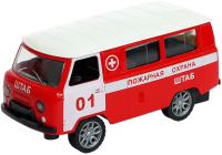 Масштабная модель автомобиля Автоград УАЗ 3962 Пожарная служба / 9318123 - 