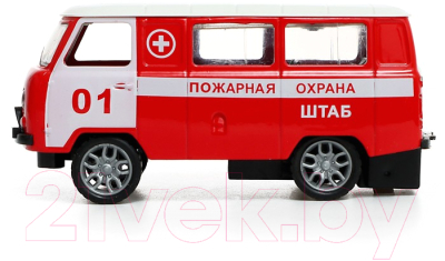 Масштабная модель автомобиля Автоград УАЗ 3962 Пожарная служба / 9318123