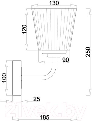 Бра ESCADA 685/1A (медь)