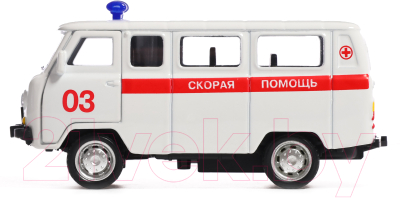 Масштабная модель автомобиля Автоград УАЗ 3962 Скорая помощь / 9351060