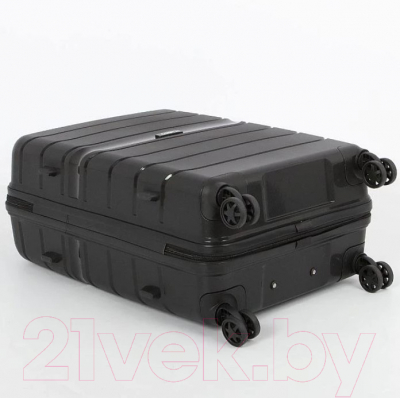 Чемодан на колесах Grott 227-PP005/3-24BLK (черный)