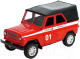 Масштабная модель автомобиля Автоград УАЗ Hunter Пожарная служба / 9318125 - 